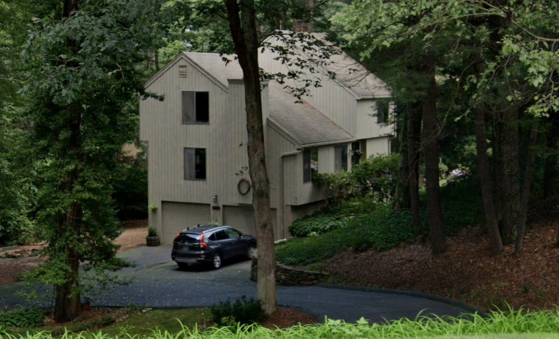 Dave & Lisa's home tucked into the woods